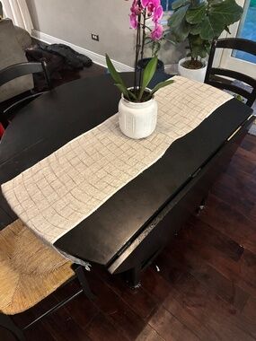 Pottery barn table runner 90 by 15